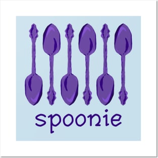 Spoonie (Purple) Posters and Art